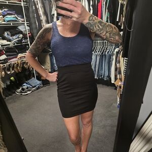 Forever 21 Black Pencil Skirt Dress